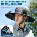Outdoor Gardening Hat With Solar Cooling Fans