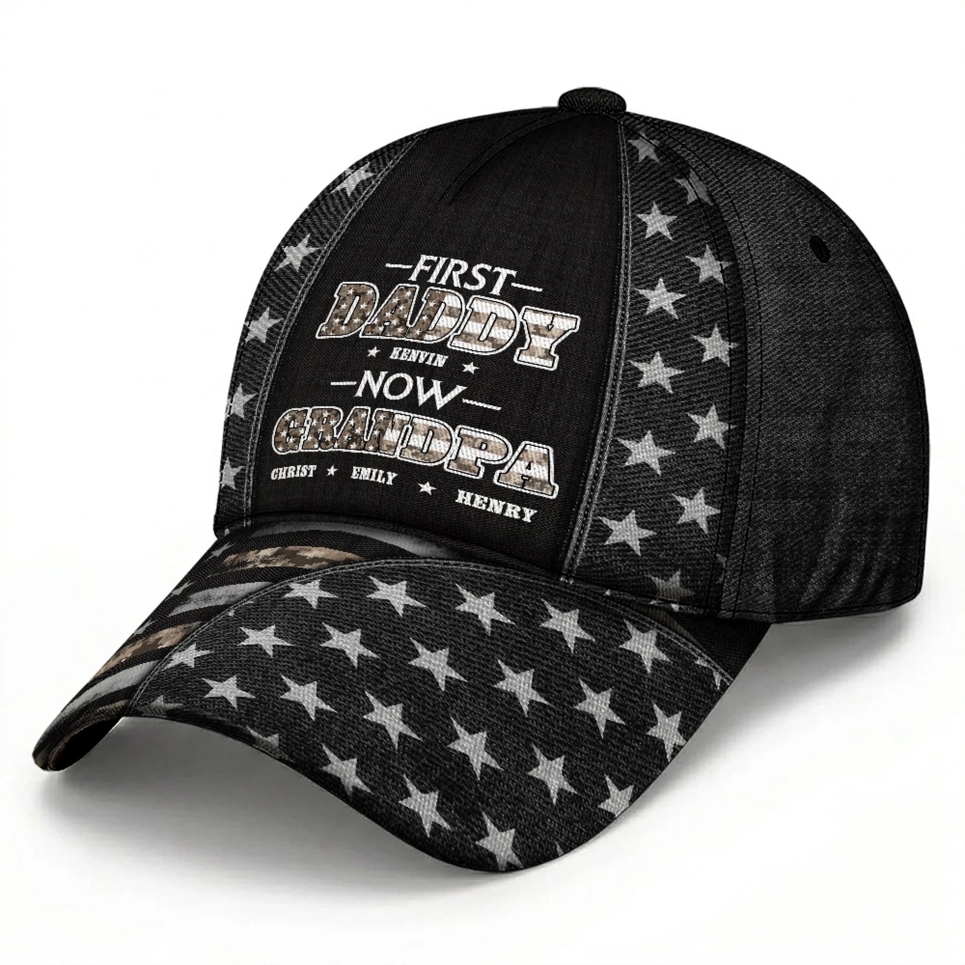 Custom Papa Hat Father's Day Gift Personalized With Grandchildren Names