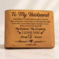 Romantic personalized wallet gift for husband anniversary gift