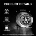 Personalized engraved whiskey glass size chart and product specifications