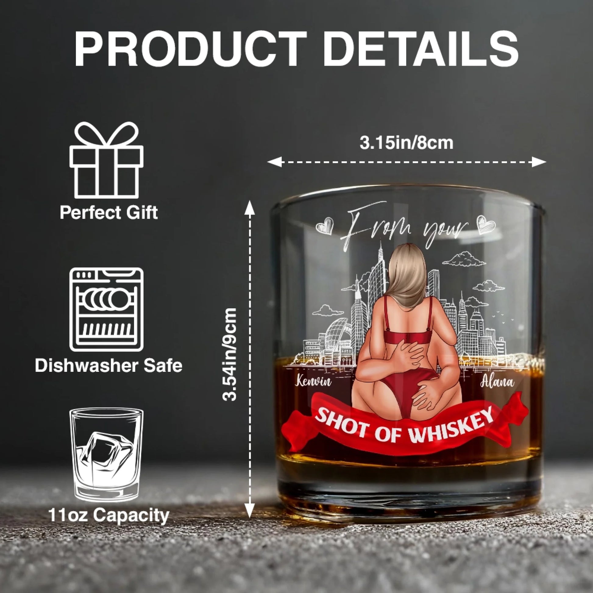 Personalized Whiskey Glass Product Details And Specifications