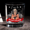 Custom Whiskey Glass For Husband Personalized Romantic Gift