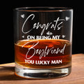 Romantic Personalized Whiskey Glass For Husband Custom Name