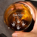 Father's Day personalized whiskey glass gift for grandpa