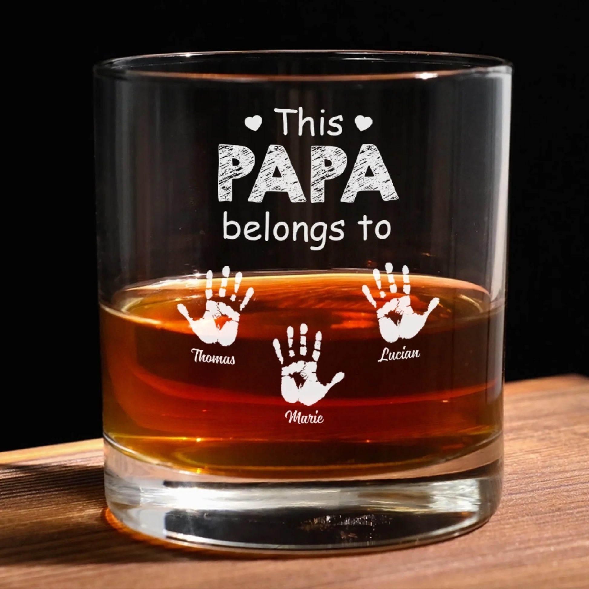 Personalized whiskey tumbler Father's Day gift for dad