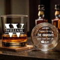 Funny Personalized Whiskey Glass For Husband Custom Name Gift From Wife