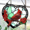 Custom photo memorial stained glass suncatcher