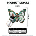 Butterfly memorial suncatcher size guide and dimensions