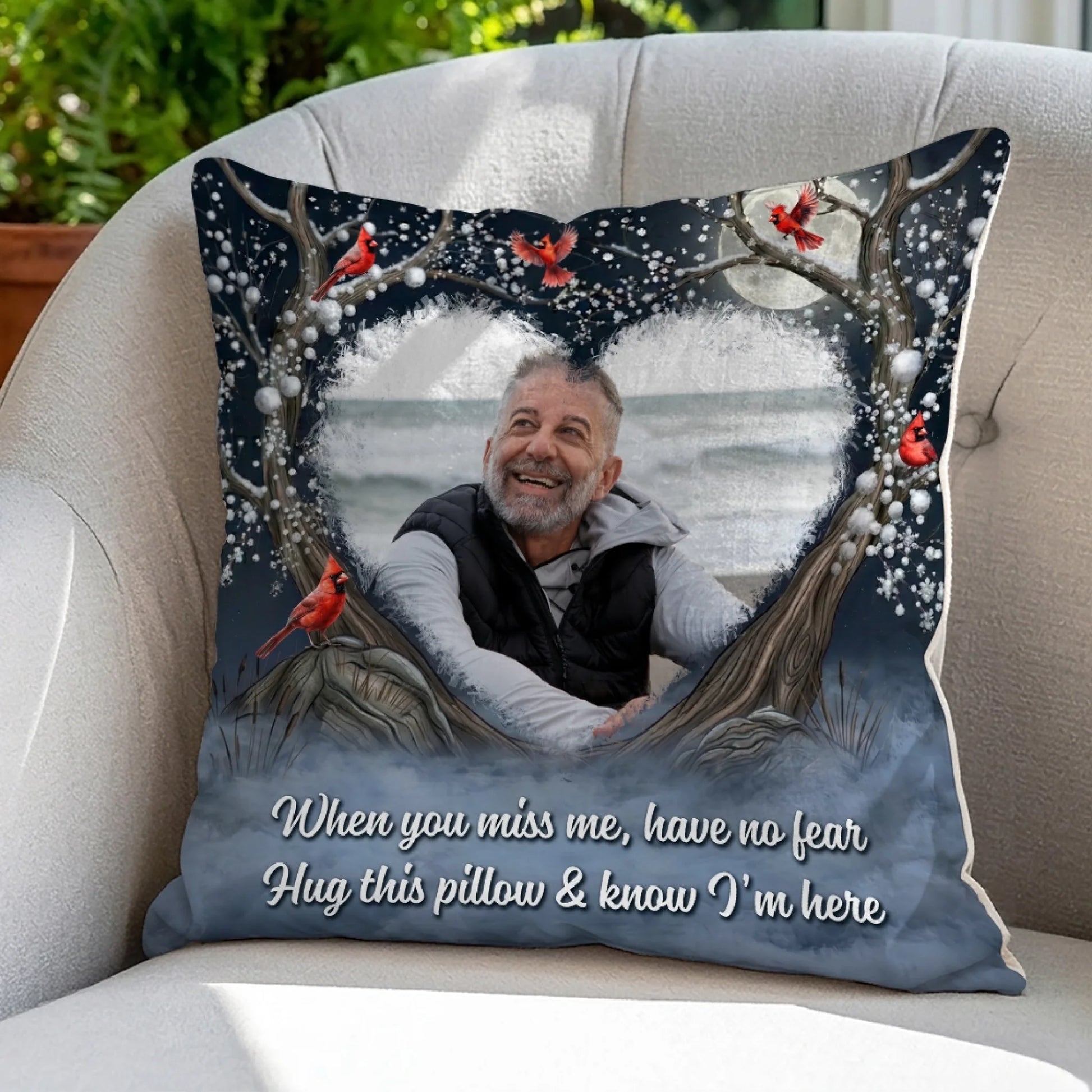 Personalized remembrance suncatcher displayed in window