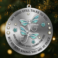 Personalized memorial dragonfly acrylic ornament keepsake