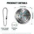 Memorial dragonfly glass car hanger product details and size guide
