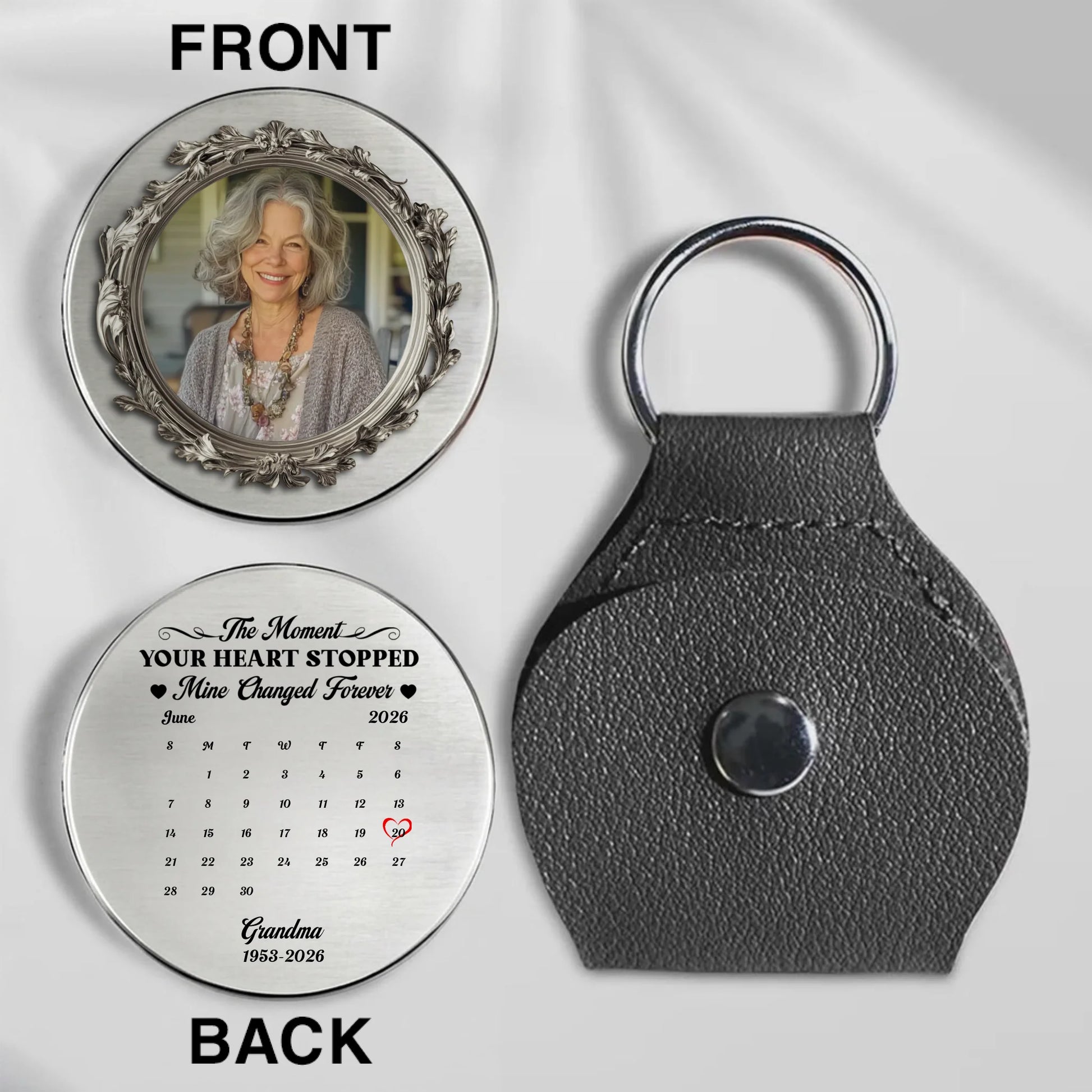 Personalized Pocket Hug Keychain