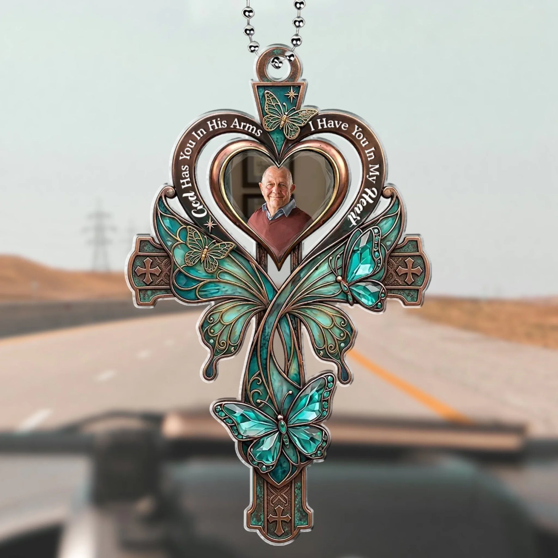 Personalized God Has You Car Hanging Ornament