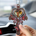 Personalized Memorial Cross Ornament