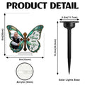 Personalized Garden Solar Light Size Guide and Product Details