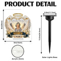 Personalized Angel Garden Solar Light Size Guide and Product Details