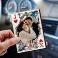 Hand Holding Personalized Drive Safe Car Visor Clip