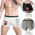 Model Wearing Personalized Custom Boxer Briefs