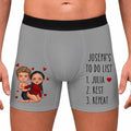 Personalized To Do List Men's Boxer Brief with Custom Design