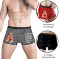 Model Wearing Personalized A Huge Bonus Boxer Briefs