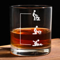Personalized Whiskey Glass Filled with Bourbon
