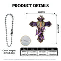 Personalized Acrylic Car Hanging Ornament Product Details and Size Guide