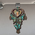 Personalized God Has You In His Arms Wooden Memorial Car Visor Clip with Custom Photo