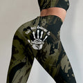 Side View of Personalized High Waist Yoga Leggings
