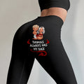 Model Wearing Personalized Romantic High Waist Leggings