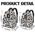 Personalized Monster Truck Backpack Size Guide and Product Details