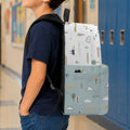 Side View of Personalized Waterproof Kids Backpack