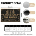 Personalized Family Doormat Product Details