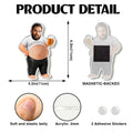 Personalized Father Figure Fridge Magnet Product Details and Size Guide