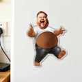 Personalized Father Figure Squishy Fridge Magnet with Custom Photo