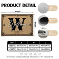 Monogram Family Doormat Product Details