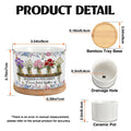 Personalized Ceramic Flower Pot Product Details
