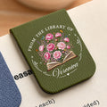 Personalized From The Library Magnetic Bookmark with Name