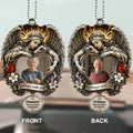 Custom Photo Angel Memorial Car Ornament Front and Back