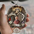 Personalized Angel Memorial Ornament with Loved One Photo