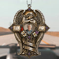 Personalized God Has You Memorial Angel Car Ornament with Photo