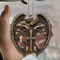 Custom Photo Angel Wings Memorial Car Hanging Ornament