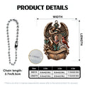 Angel Cross Memorial Car Ornament Product Details and Size