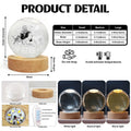 Memorial Crystal Globe Lamp Product Details and Size Guide