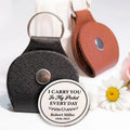 Personalized Remembrance Pocket Hug In Leather Holder