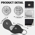 Personalized Pocket Hug Token And Leather Holder Product Details