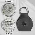 Personalized Come Back To Me Safely Pocket Hug With Compass Design