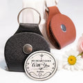 Personalized Pocket Hug Love Keepsake In PU Leather Holder