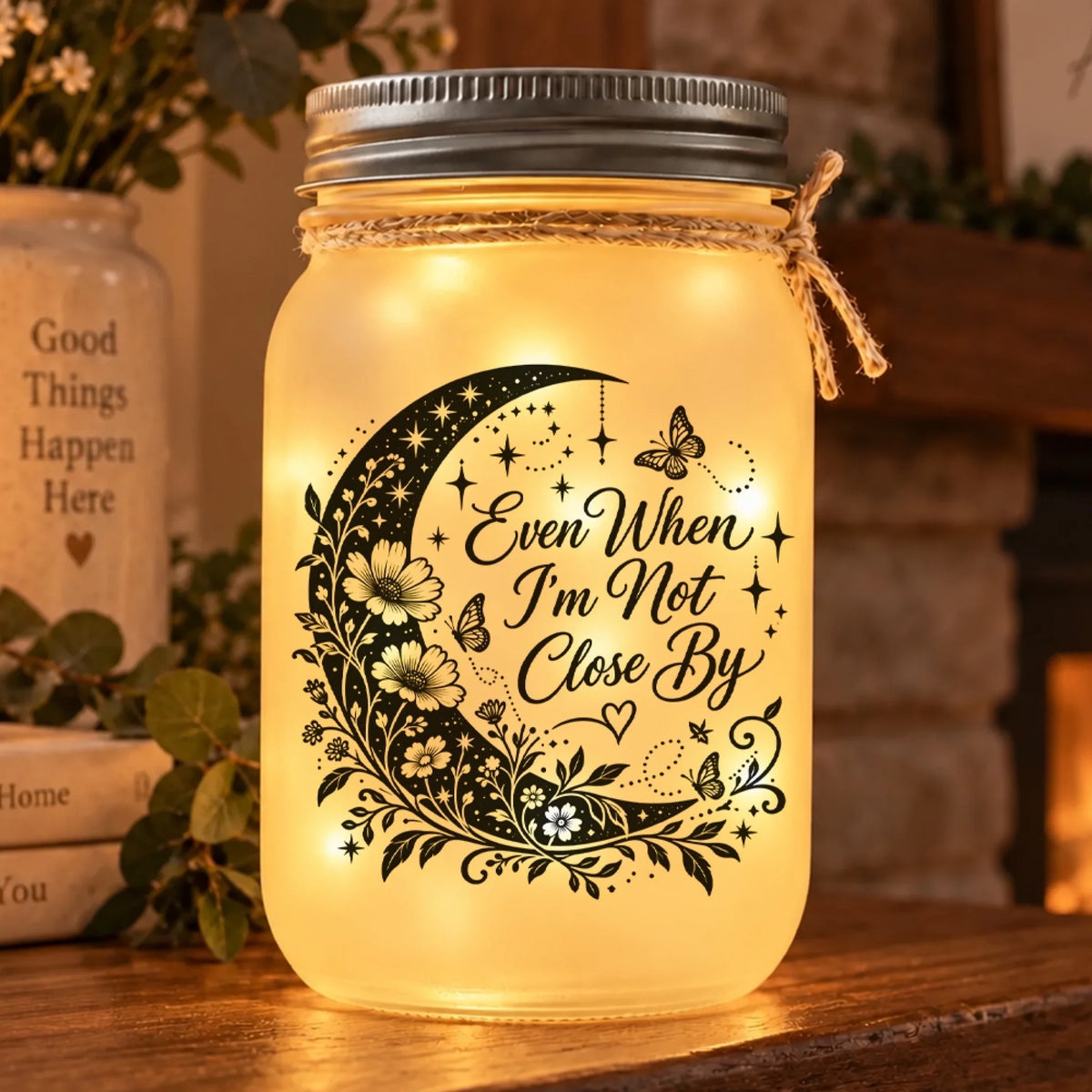Even When I'm Not Close By Personalized Mom Light