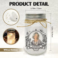 Personalized 16 Oz Glass Mason Jar Light Product Details
