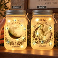 Personalized The Day You Became My Mom Mason Jar Light